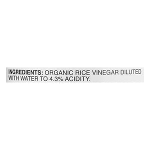 Marukan Rice Vinegar Organic 6/12 OZ [UNFI #705236] [ebt]