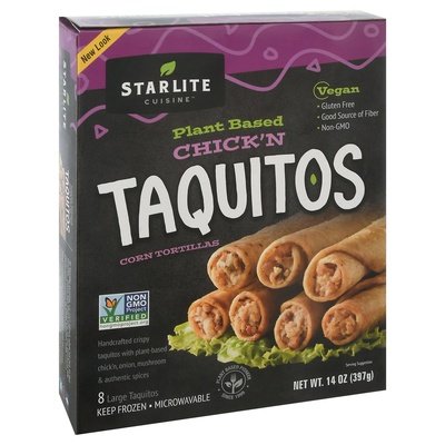 Starlite Cuisine Taquitos Chickn 6/14 OZ [UNFI #1502848] [ebt]