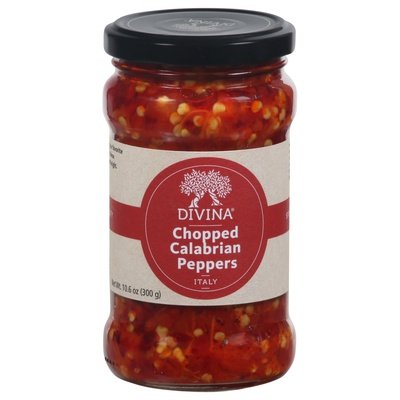 Divina Calabrian Peppers Chopped 6/10.6 OZ [UNFI #2371359] [ebt]