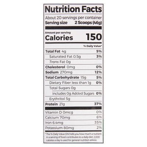 Orgain Protein Powder Vanilla Bean Flavored 1/2.03 LB [UNFI #1583855]