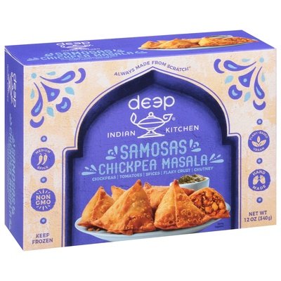Deep Samosas Chickpea Masala 6/12 OZ [UNFI #2864353] [ebt]