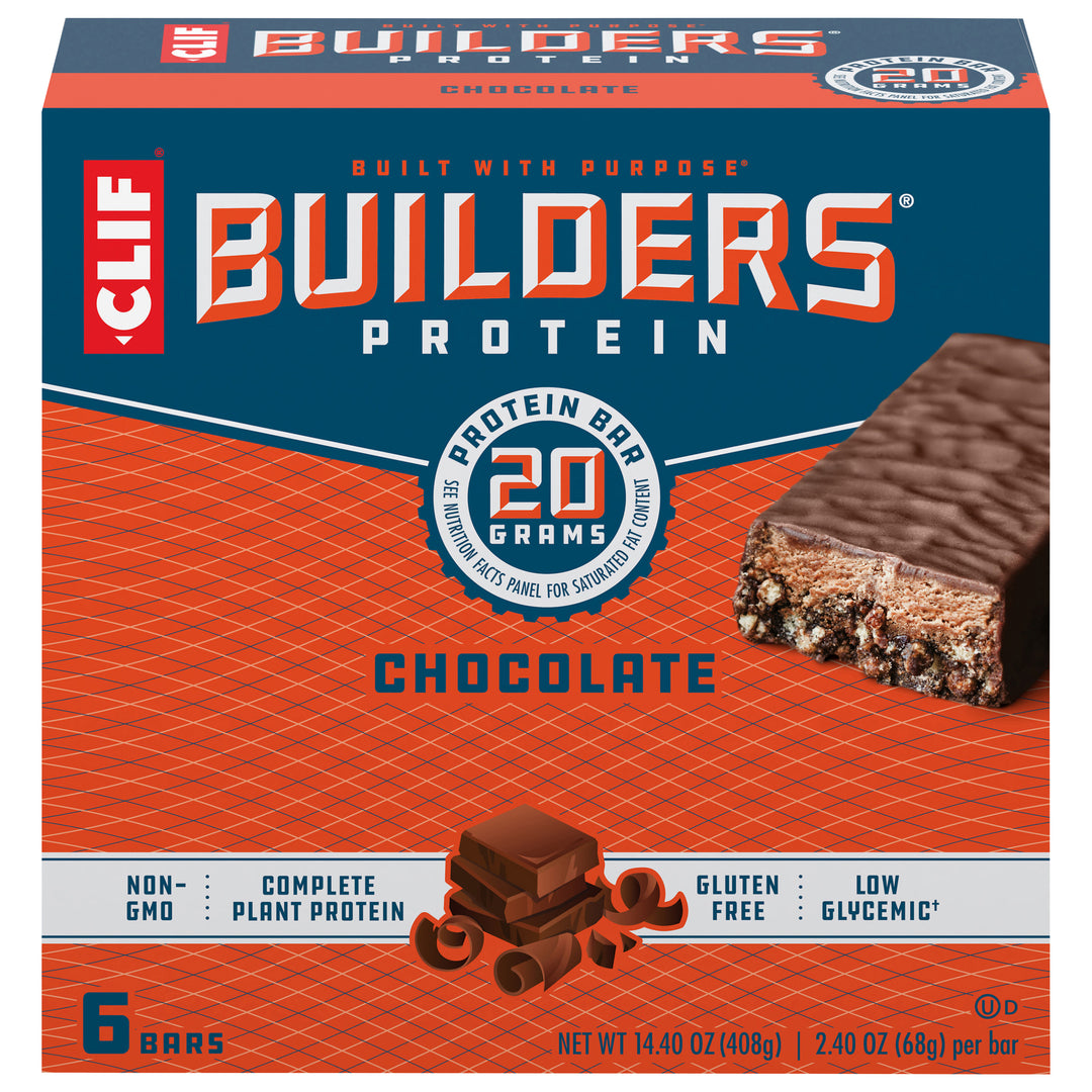 Clif Bar Protein Bars Chocolate 6/6/2.4OZ [UNFI #1246693] [ebt]