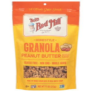 Bobs Red Mill Granola Peanut Butter Homestyle 6/11 OZ [UNFI #2773406] [ebt]
