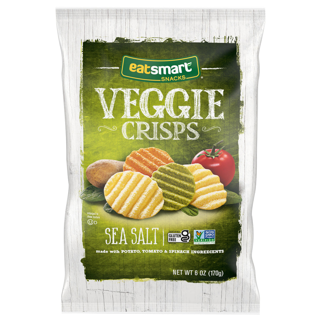 Eatsmart Veggie Crisps Sea Salt 12/6 OZ [UNFI #1427996] [ebt]