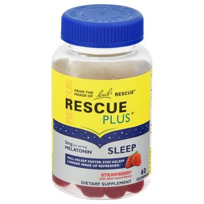 Bach Flower Essences Sleep Melatonin Strawberry Gummies 1/60 CT [UNFI #1842053] T