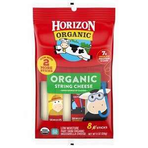 Horizon String Cheese Organic Mozzarella 12/8 OZ [UNFI #2862233] [ebt]