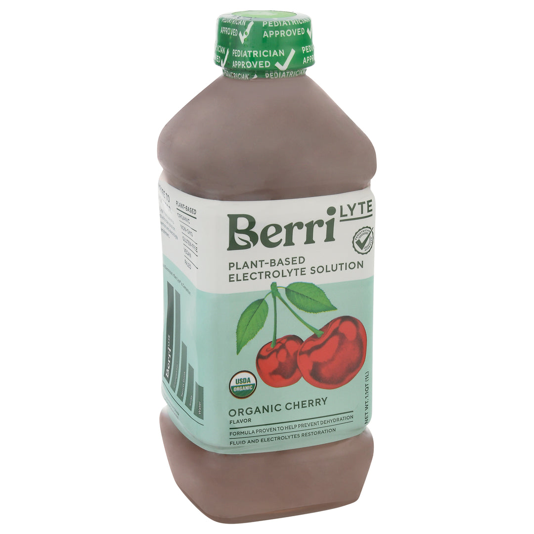 Berri Lyte Electrolyte Solution Organic Cherry Flavor Plant-Based 6/1 LTR [UNFI #2500114] [ebt]