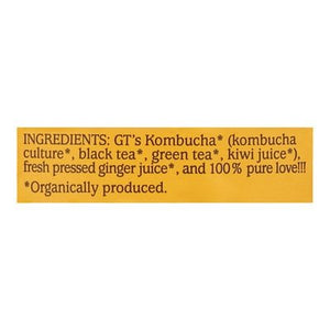 Gts Raw Kombucha Gingerade 6/48 OZ [UNFI #1779354] [ebt]