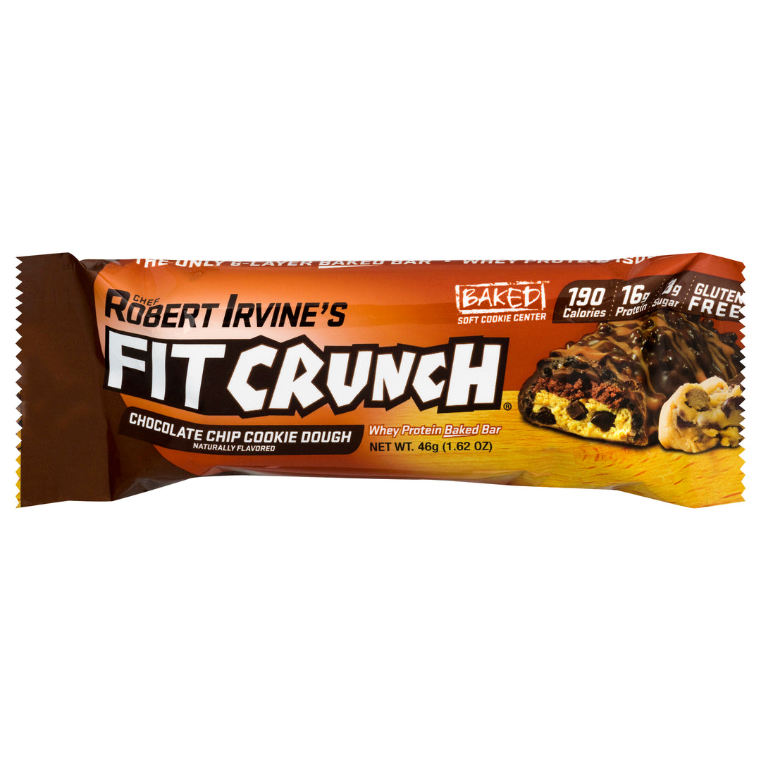 Bakery Barn Baked Bar Whey Protein Gluten Free Chocolate Chip Cookie Dough 9/1.62 OZ [UNFI #2725596] [ebt]