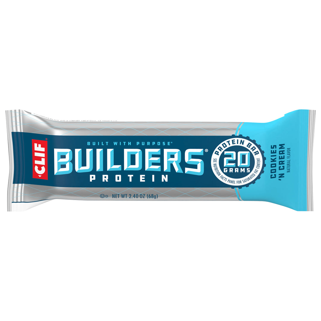 Clif Bar Protein Bar Cookies 'N Cream 12/2.4 OZ [UNFI #0446377] [ebt]