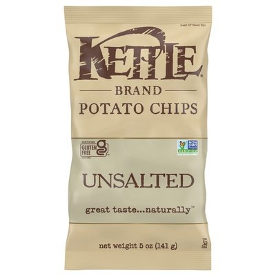 Kettle Brand Potato Chips Unsalted 15/5 OZ [UNFI #682096] [ebt]