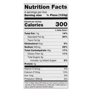 Daiya Pizza Gluten-Free Fire-Roasted Vegetable Thin Crust 8/17.4 OZ [UNFI #1743459] [ebt]