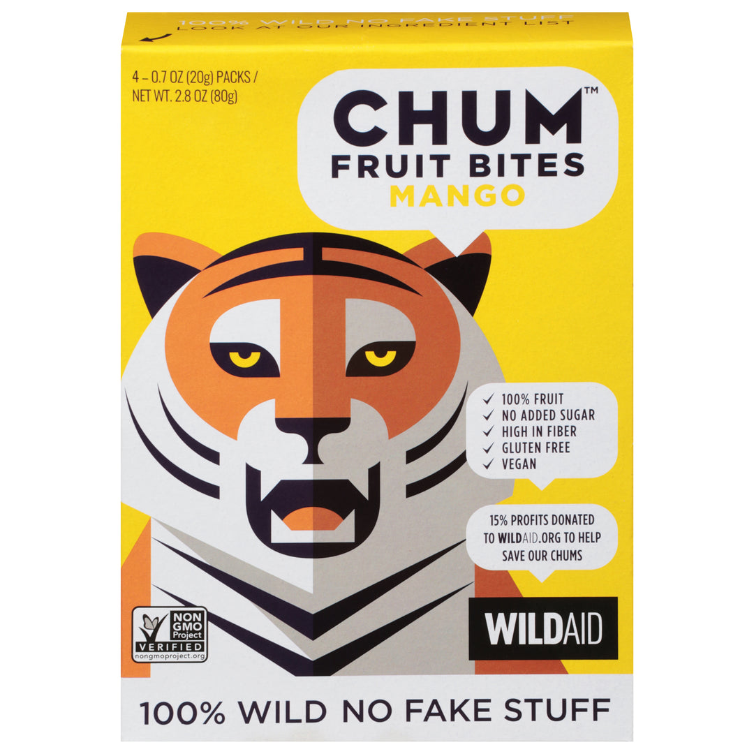 Chum Fruit Bites Fruit Bites Mango 6/2.8 OZ [UNFI #2847655] [ebt]