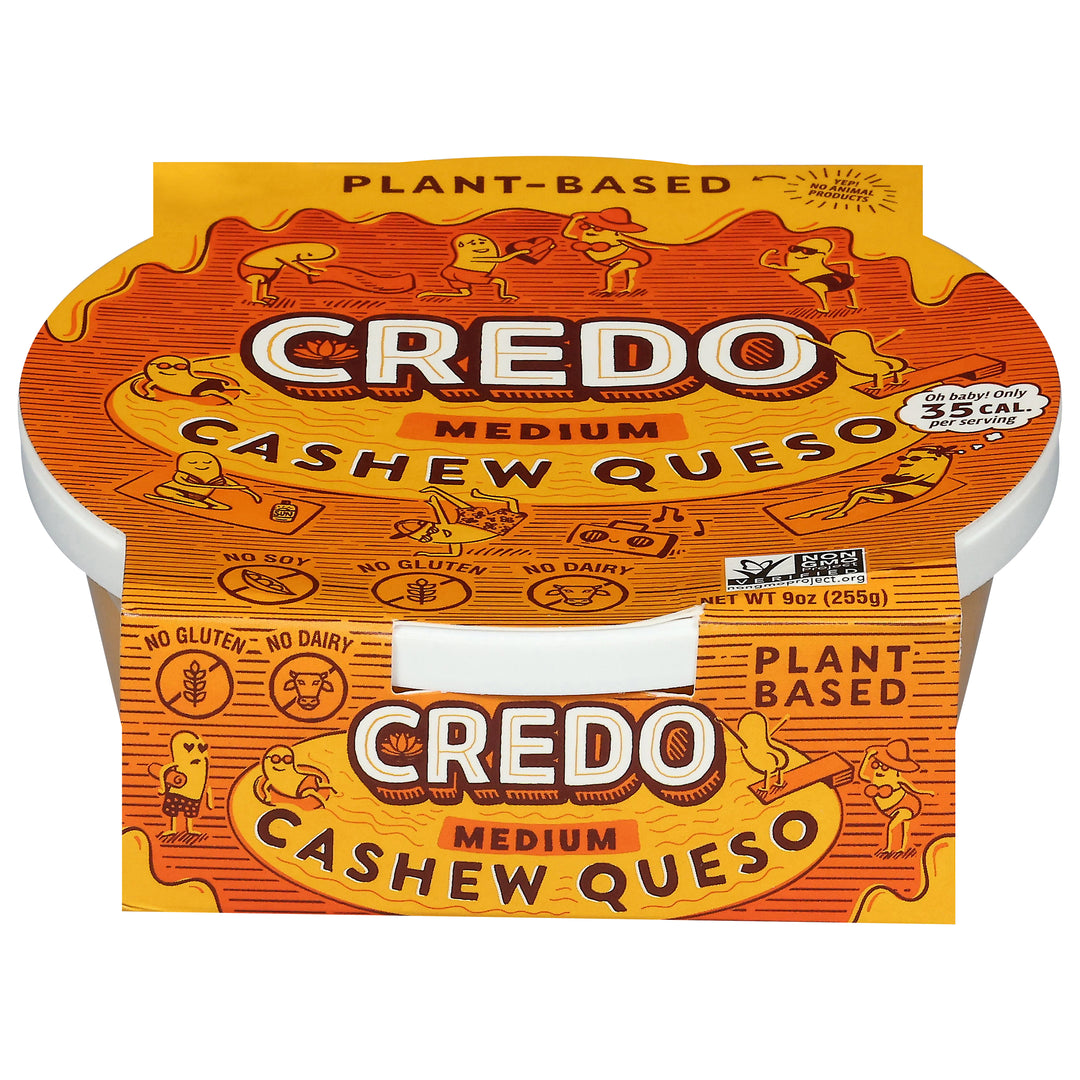 Credo Cashew Queso Medium 12/9 OZ [UNFI #3170735] [ebt]