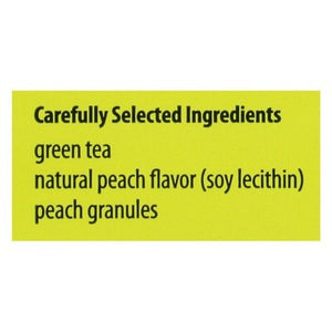Bigelow Green Tea With Peach Tea Bags 6/20 Bag [UNFI #0459180] [ebt]