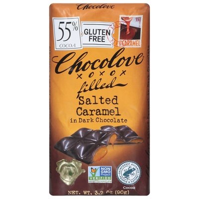 Chocolove Salted Caramel In Dark Chocolate Filled 10/3.2 OZ [UNFI #1815422] [ebt]