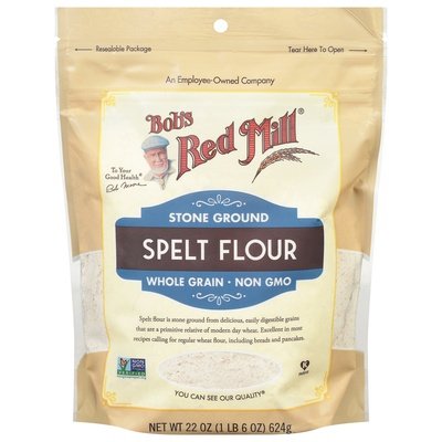 Bobs Red Mill Spelt Flour Stone Ground Whole Grain 4/22 OZ [UNFI #2486751] [ebt]