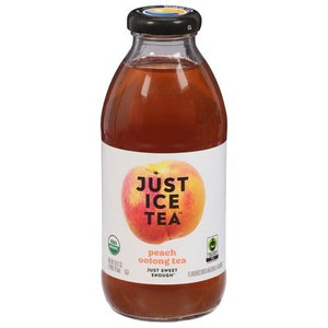 Just Ice Tea Tea Peach Oolong 12/16 OZ [UNFI #2894517] [ebt]