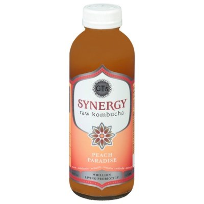 Gts Raw Kombucha Peach Paradise 12/16 OZ [UNFI #2814937] [ebt]