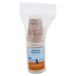 World Centric Paper Cups 12 Ounce 12/20 Ct [UNFI #0967968] T