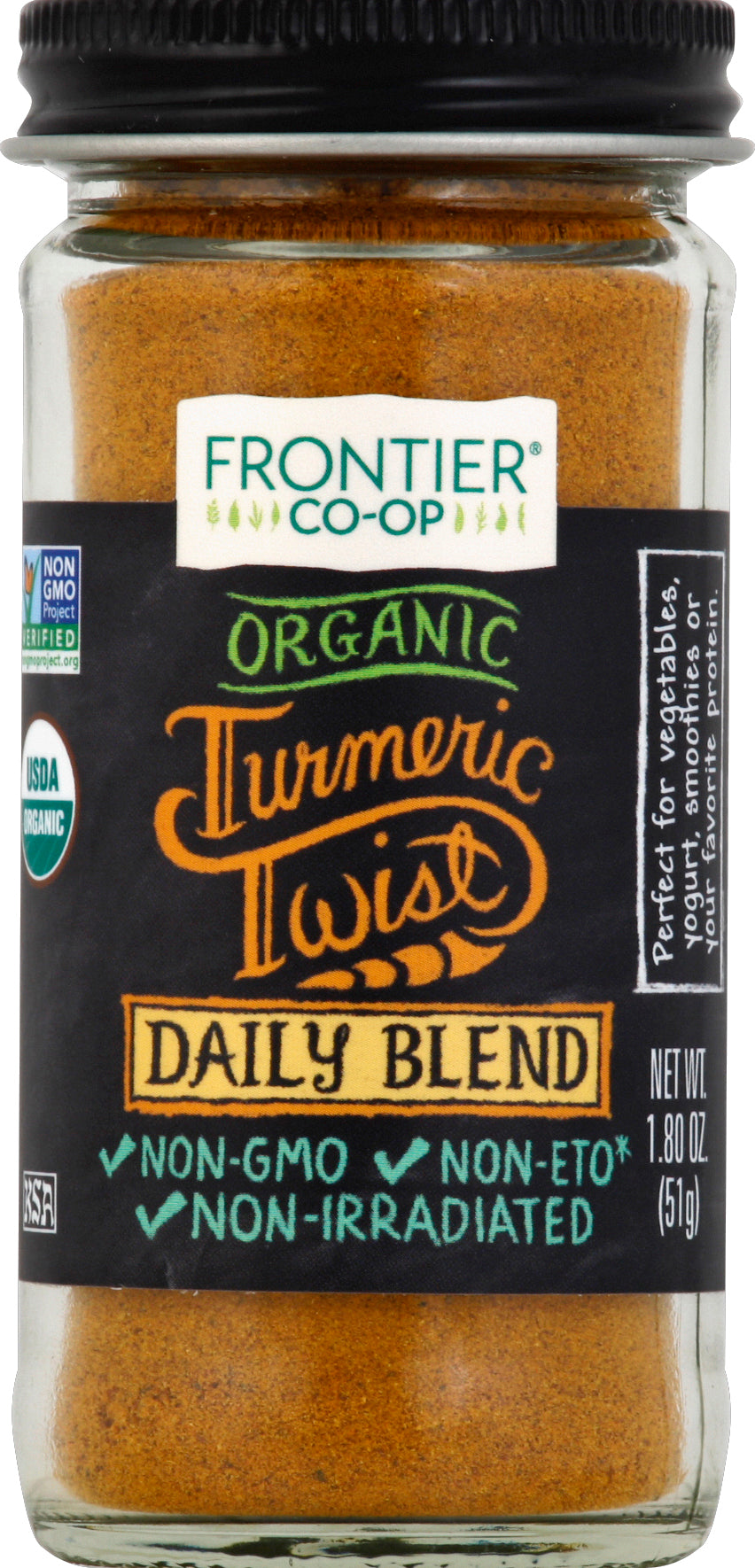 Frontier Co-Op Turmeric Twist Organic Daily Blend 1/1.8 OZ [UNFI #2283091] [ebt]