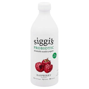 Siggis Drinkable Yogurt Nonfat Raspberry Probiotic 6/32 OZ [UNFI #1208065] [ebt]