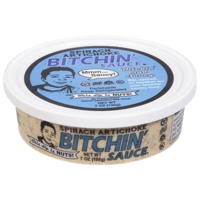 Bitchin Sauce Spinach Artichoke 6/7 OZ [UNFI #2166452] [ebt]