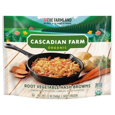 Cascadian Farm Hash Browns Root Vegetable 12/12 OZ [UNFI #2085520] [ebt]