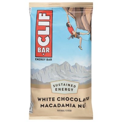 Clif Bar Energy Bar White Chocolate Macadamia Nut 12/2.4 OZ [UNFI #0653816] [ebt]
