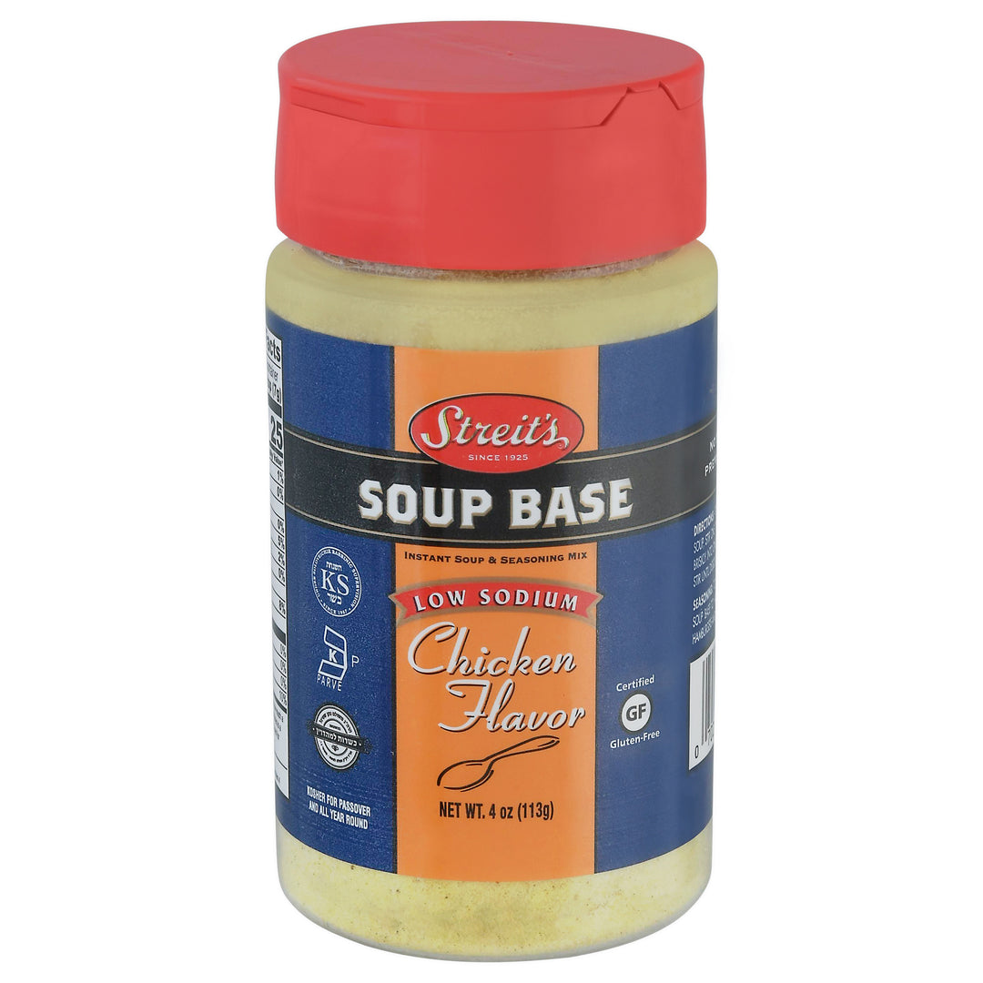 Streits Soup Base Chicken Flavor Low Sodium 6/4 OZ [UNFI #3167202] [ebt]