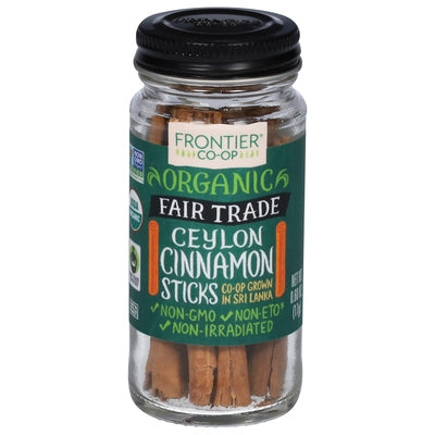 Frontier Nat Prod Co-Op Cinnamon Sticks Ceylon Organic 0.60 OZ [UNFI #2796100] [ebt]