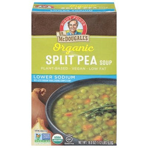 Dr Mcdougalls Soup Organic Split Pea 6/17.6 OZ [UNFI #1136266] [ebt]