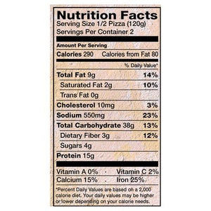 Deep Naan Pizza Spinach Paneer Medium Spice 12/8.5 OZ [UNFI #2504504] [ebt]