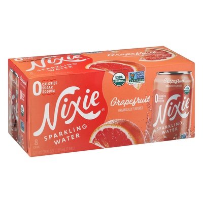 Nixie Sparkling Water Sparkling Water Grapefruit 3/8/12 OZ [UNFI #2478626] [ebt]