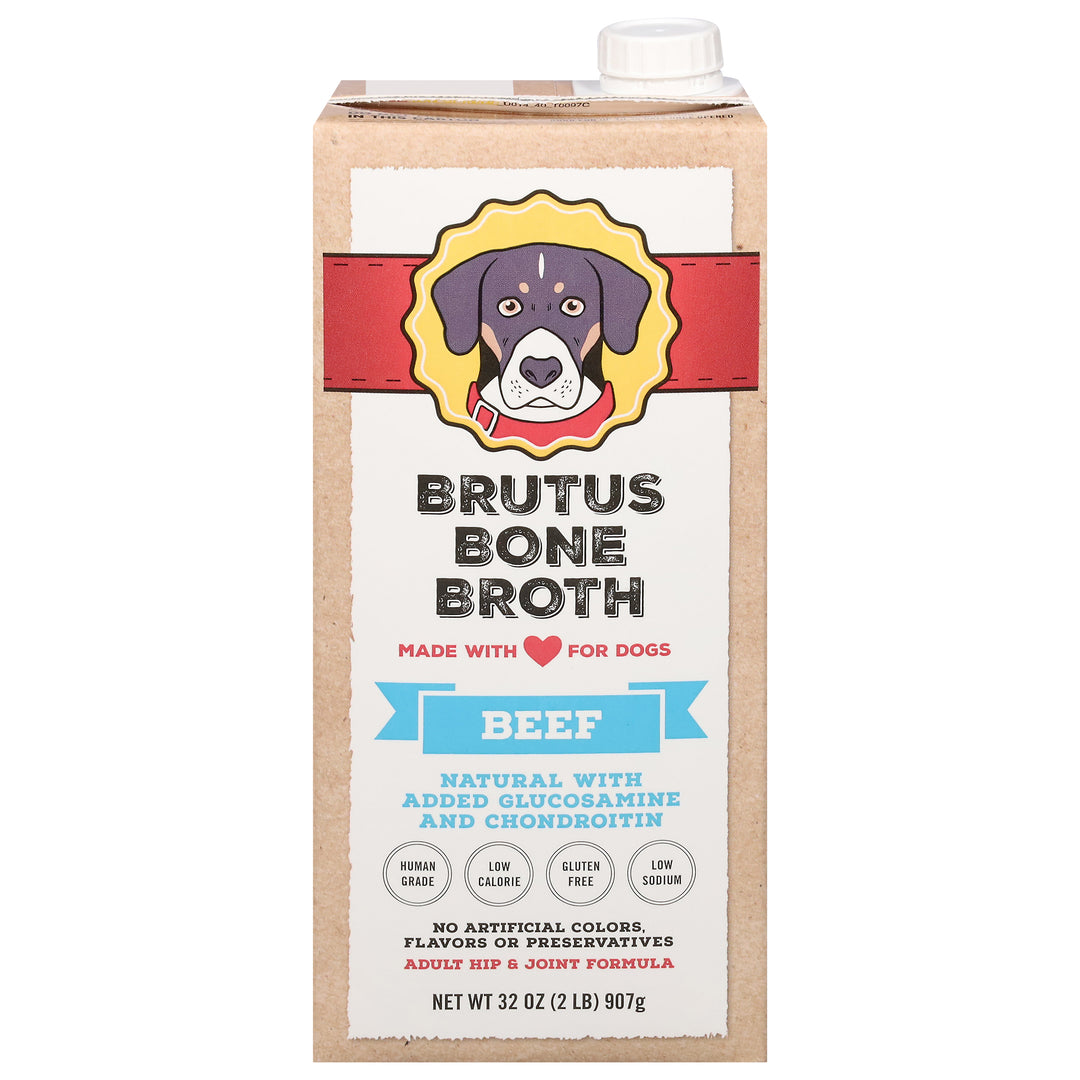 Brutus Bone Broth Bone Broth Beef Adult Hip & Joint Formula 6/32 FZ [UNFI #3109659] T