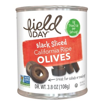 Field Day Black Sliced Ripe 12/3.8 OZ [UNFI #1053289] [ebt]