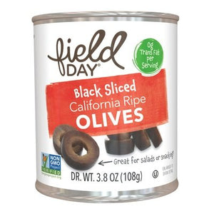 Field Day Black Sliced Ripe 12/3.8 OZ [UNFI #1053289] [ebt]