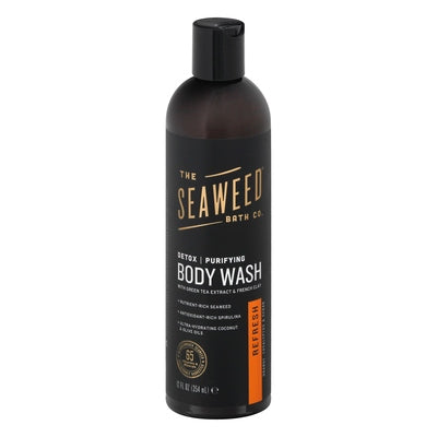 Seaweed Bath Co Body Wash Detox Purifying Refresh with Green Tea Extract & French Clay 12 OZ [UNFI #2031771] T