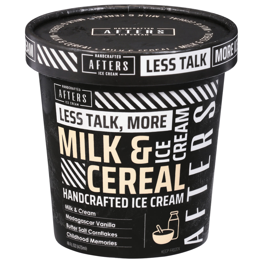 Afters Ice Cream Ice Cream Handcrafted Milk & Cereal 8/16 FZ [UNFI #3090990] [ebt]