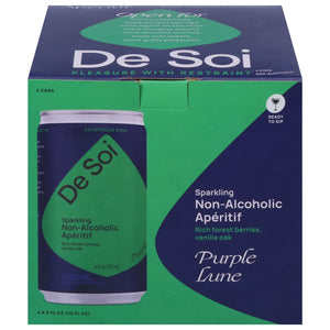 De Soi Aperitif Non-Alcoholic Sparkling Purple Lune 6/4/8 FZ [UNFI #3001799] [ebt] D
