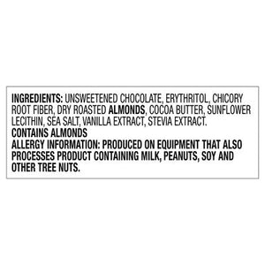 Lilys Chocolate Extra Dark Salted Almond 70% Cocoa 12/2.8 OZ [UNFI #2066298] [ebt]