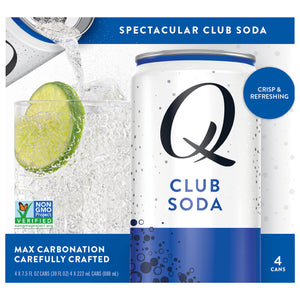 Q Drinks Club Soda Spectacular 6/4/7.5 FZ [UNFI #2113587] [ebt] D