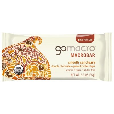 Gomacro Macrobar Double Chocolate + Peanut Butter Chips 12/2.3 OZ [UNFI #2526929] [ebt]