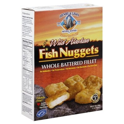 Henry & Lisas Wild Alaskan Fish Nuggets 6/12 OZ [UNFI #673970] [ebt]