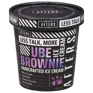 Afters Ice Cream Ice Cream Milk & Cream Handcrafted Ube Brownie 8/16 FZ [UNFI #3015237] [ebt]