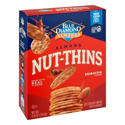 Blue Diamond Rice Crackers Snacks Sriracha Flavored 6/4.25 OZ [UNFI #2488864] [ebt]