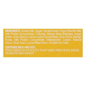 Yasso Yogurt Bars Creamy Mango Greek 4 Pack 8/4/3.5 OZ [UNFI #3053055] [ebt]