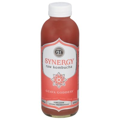 Gts Raw Kombucha Guava Goddess 12/16 OZ [UNFI #2273514] [ebt]