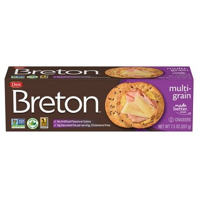 Breton/Dare Crackers Multi-Grain 12/7.3 OZ [UNFI #2813376] [ebt]
