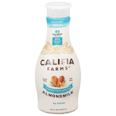 Califia Farms Almondmilk Unsweetened Vanilla 6/48 OZ [UNFI #1535715] [ebt]